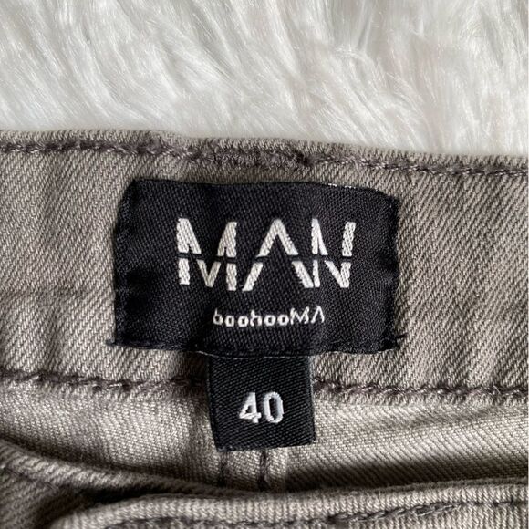 Boohoo Man Big & Tall Skinny Fit Shorts Mens Size 40 Fits Small Size 36 Waist - Picture 9 of 12